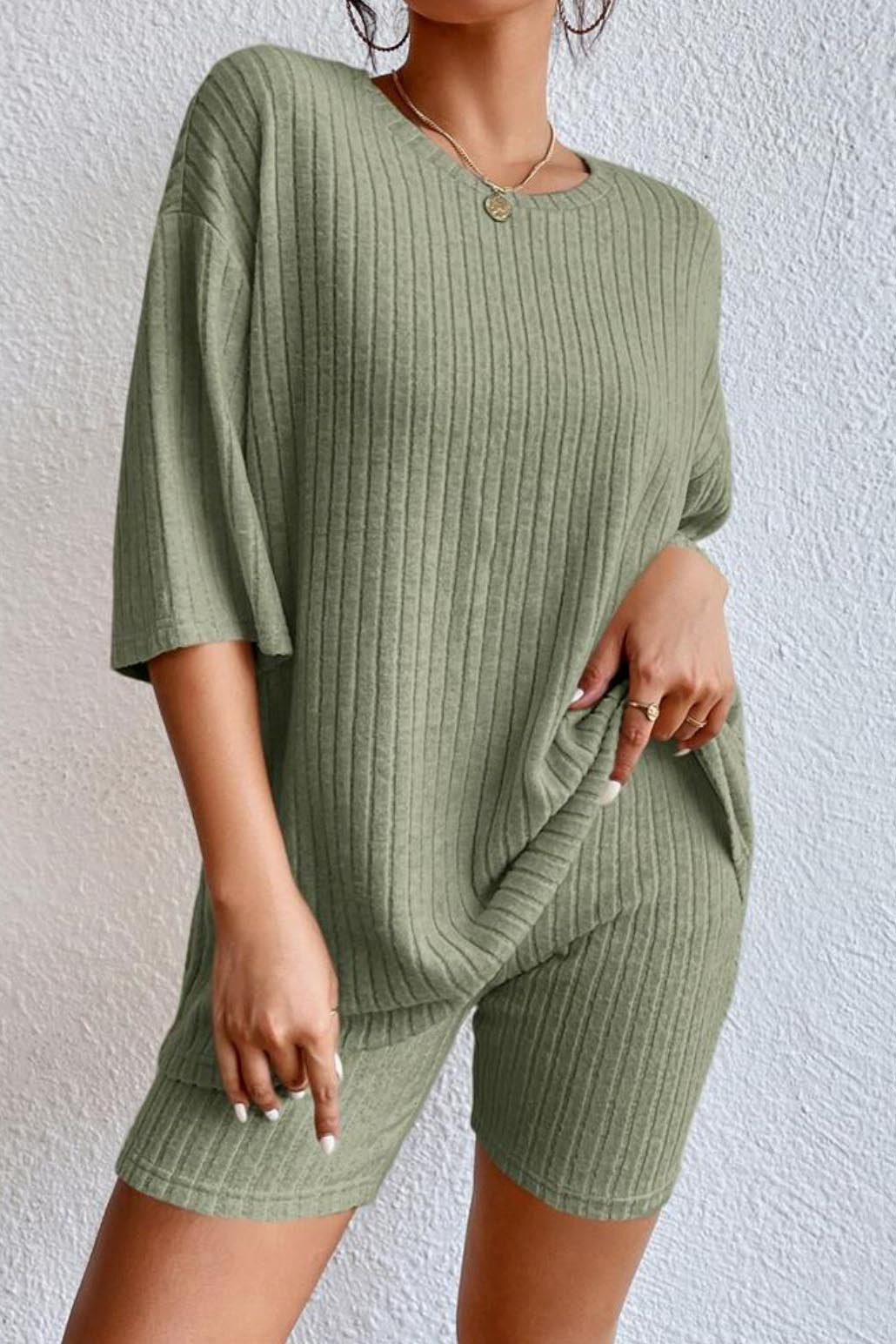 Lea Lounge Set- Matcha