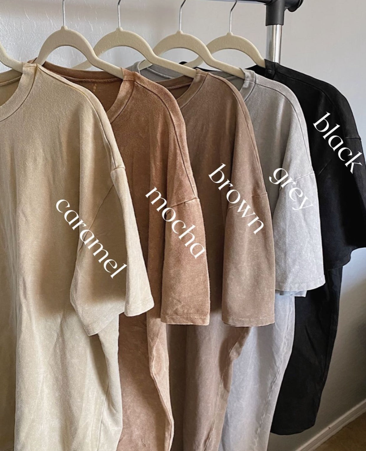 Tay T- Shirt Lounge Set- Caramel